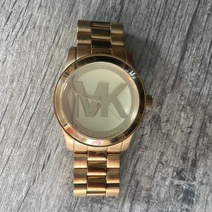 Michael Kors runway gold watch